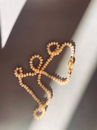 Image 5 of LONGLINE SKIN RONDELLE NECKLACE