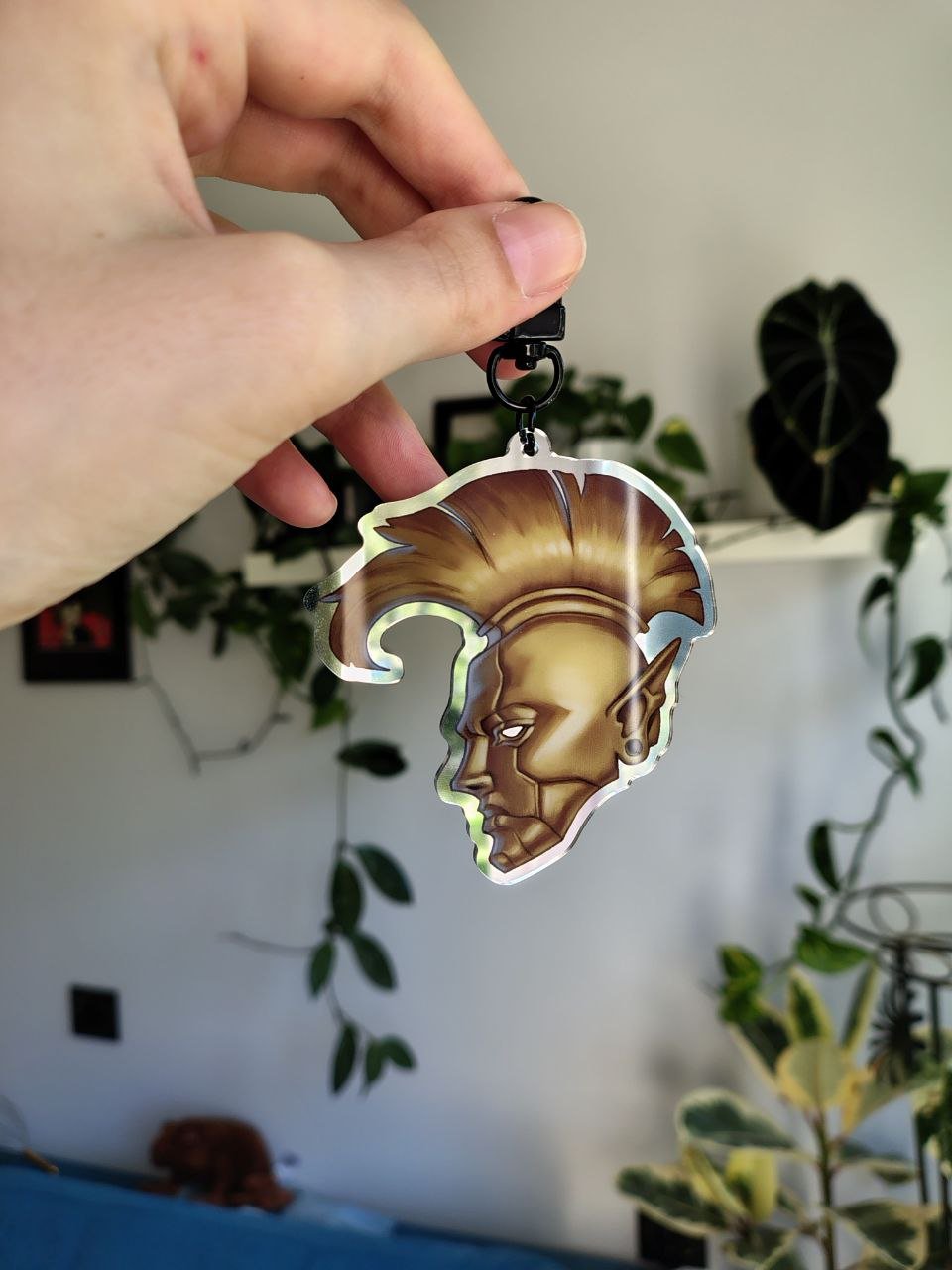 Image of Indoril helmet acrylic charm