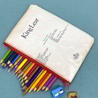 Image 1 of King Lear, Shakespeare Book Page Pencil Case 