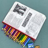 Image 1 of Macbeth, Illustrated Shakespeare Book Page Pencil Case 