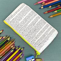 Image 2 of Sunflowers and Chamomile, Wild Flowers Guide Book Page Pencil Case