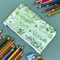 Image 1 of Daisy, Wild Flower Guide Book Page Pencil Case