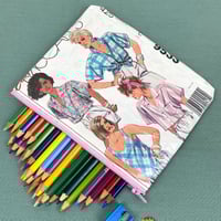 Image 1 of Sewing Pattern Pencil Case, Blouse and Shorts Set