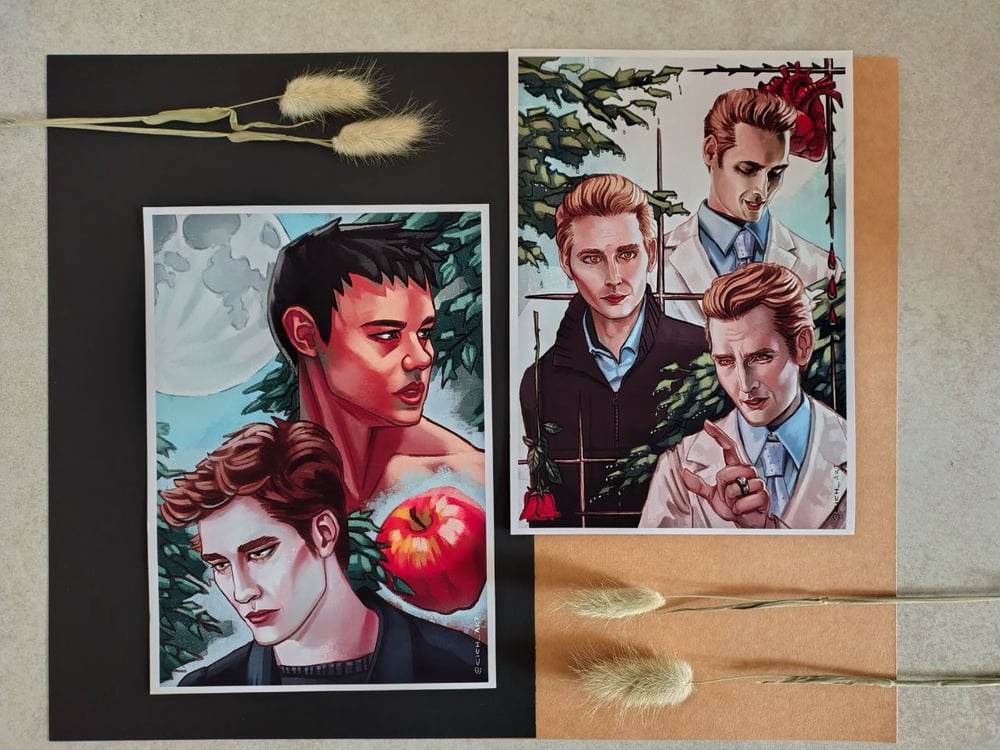 Image of A5 prints vampires and werewolves
