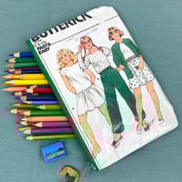 Image 1 of Sewing Pattern Pencil Case, Girls Jacket and Skirt