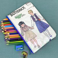 Image 1 of Sewing Pattern Pencil Case, Girls Blouse and Skirt