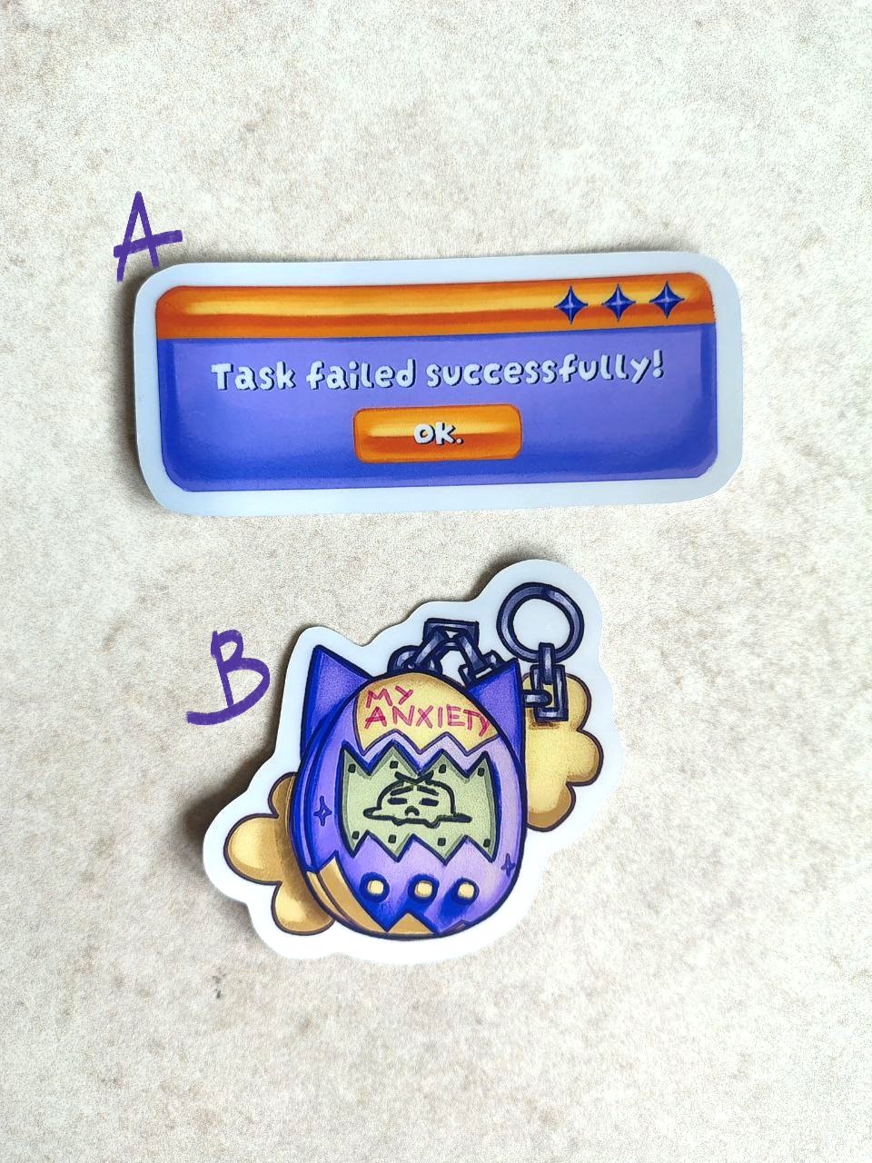 Image of edgy stickers