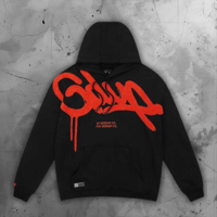 Geedup Handstyle Hoodie Black and Red
