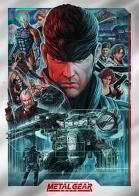Image 1 of Metal Gear Solid (A3 Metallic Variant Artist Proof – Pre-order)