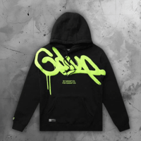 Geedup Handstyle Hoodie Black and Green