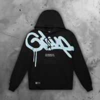 Geedup Handstyle Hoodie Black and Blue