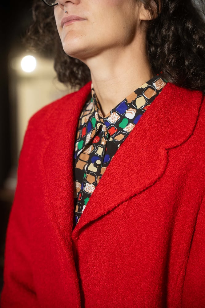 Image of Blazer bon ton rosso