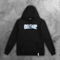 Image 1 of Geedup Play For Keeps Hoodie Black and Blue