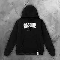 Image 1 of Geedup Play For Keeps Hoodie Black and White