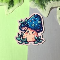 Image 1 of Cute Fairy Mushroom Waterproof Vinyl Sticker
