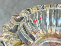 Image 11 of Ancien cendrier en verre moulé Art Déco de Pierre D’Avesn - Vide-poche Art Déco