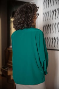Image 3 of Camicia verde bosco