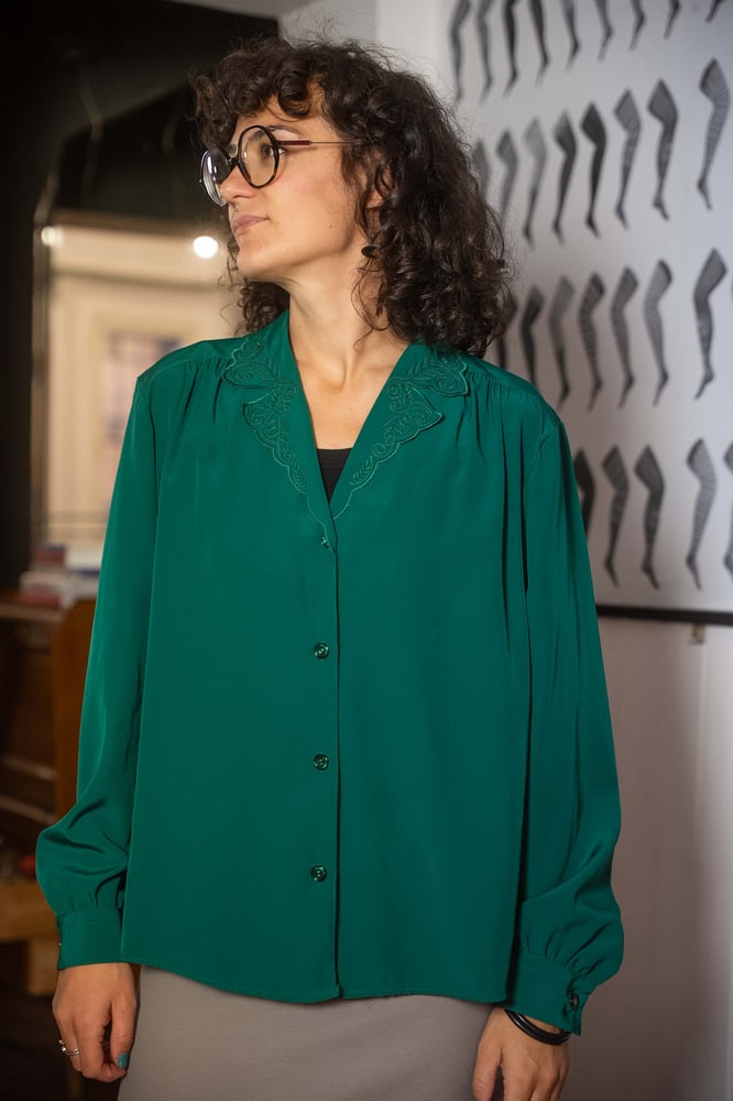 Image of Camicia verde bosco