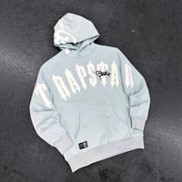 Geedup Handstyle x Trapstar  Arch Hoodie - Blue and White
