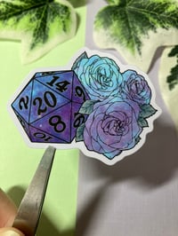 Image 2 of D20 Dice Waterproof Vinyl Sticker 