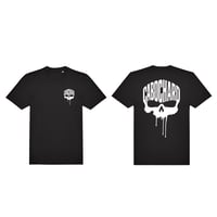Tee Shirt noir Skull coulure