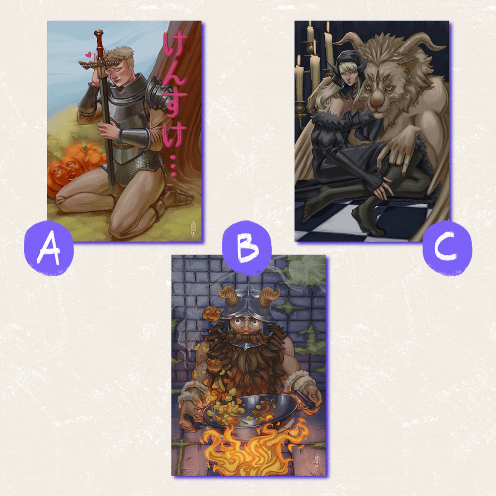 Image of A5 prints dungeon m