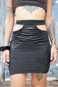 Image 1 of HANNYA SKIRT | FULL BLACK VERSION