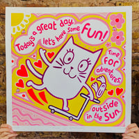 Image 2 of  'Time for adventures' hand finished limited edition fine art print