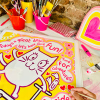 Image 3 of  'Time for adventures' hand finished limited edition fine art print