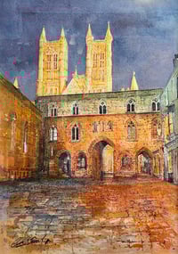 Image 1 of Carl Paul "Castle Square, Lincoln, Evening"