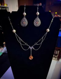 Image 4 of Spring Necklace + Earring Set (ACOTAR)