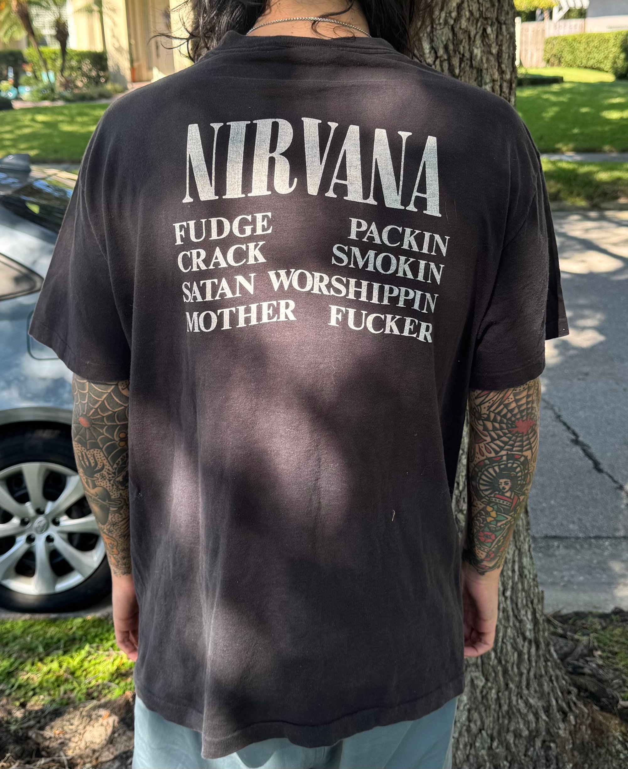VINTAGE NIRANA VESTIBULE 90's T-Shirt | Dark Empire Records VINTAGE NIRANA VESTIBULE 90's T-Shirt | Dark Empire Records