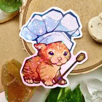Cooking Kitten Sticker
