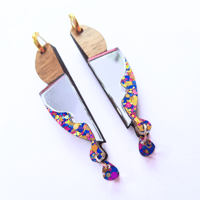 Image 2 of Glitter Knife Earrings