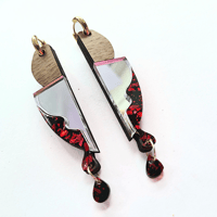 Image 1 of Glitter Knife Earrings