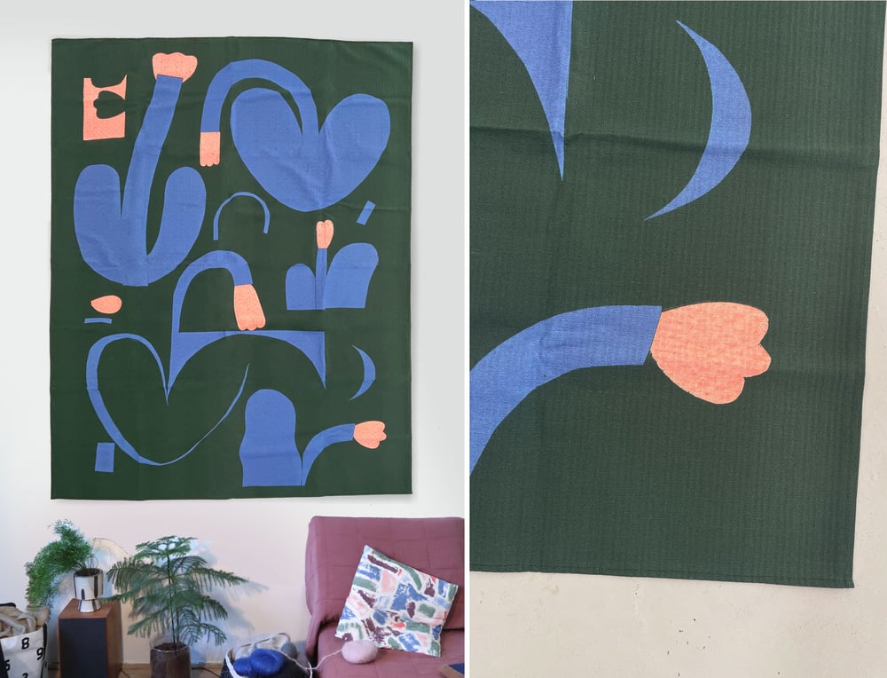 Image of LARGE WALL HANGING - SNOWDROP