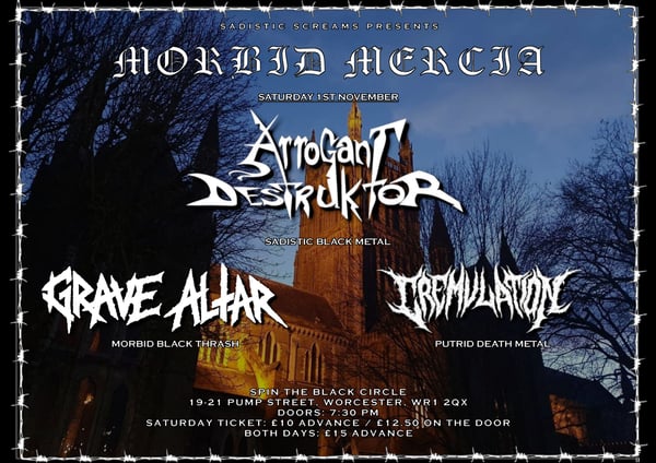 Image of MORBID MERCIA - Saturday Ticket