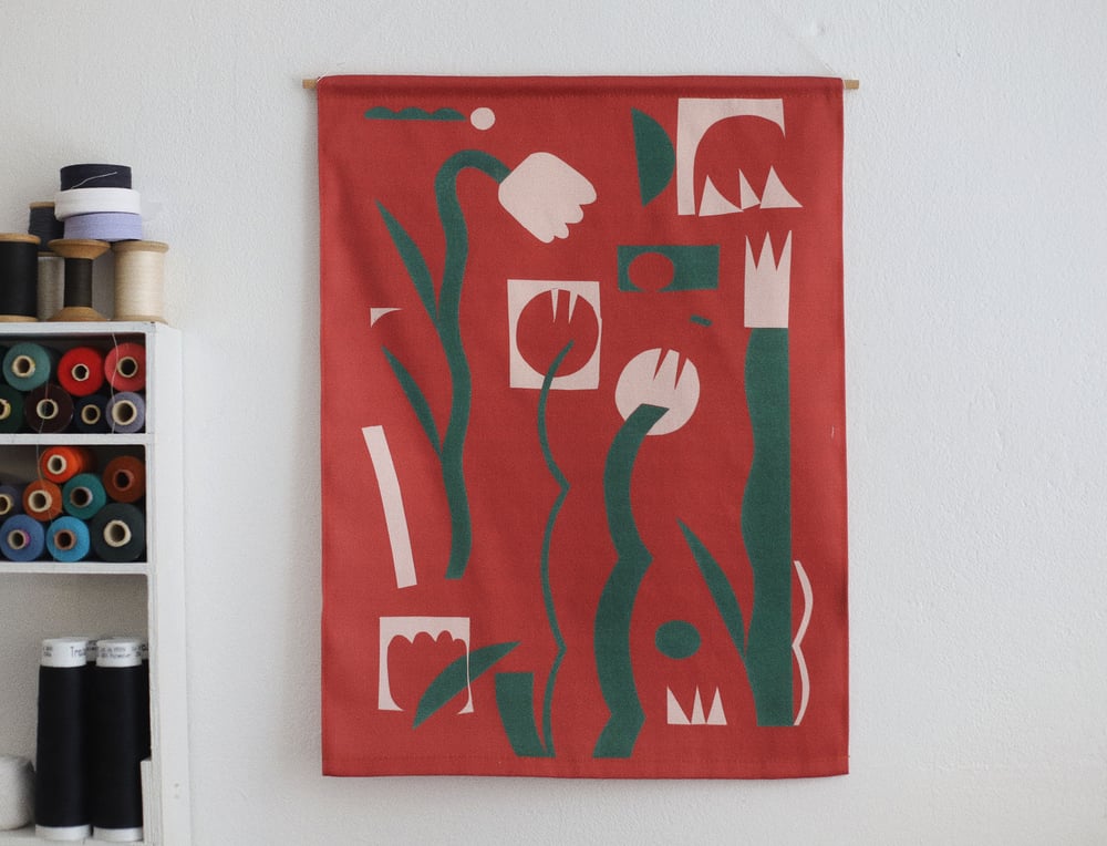 Image of TEXTILE PRINT - TULIP