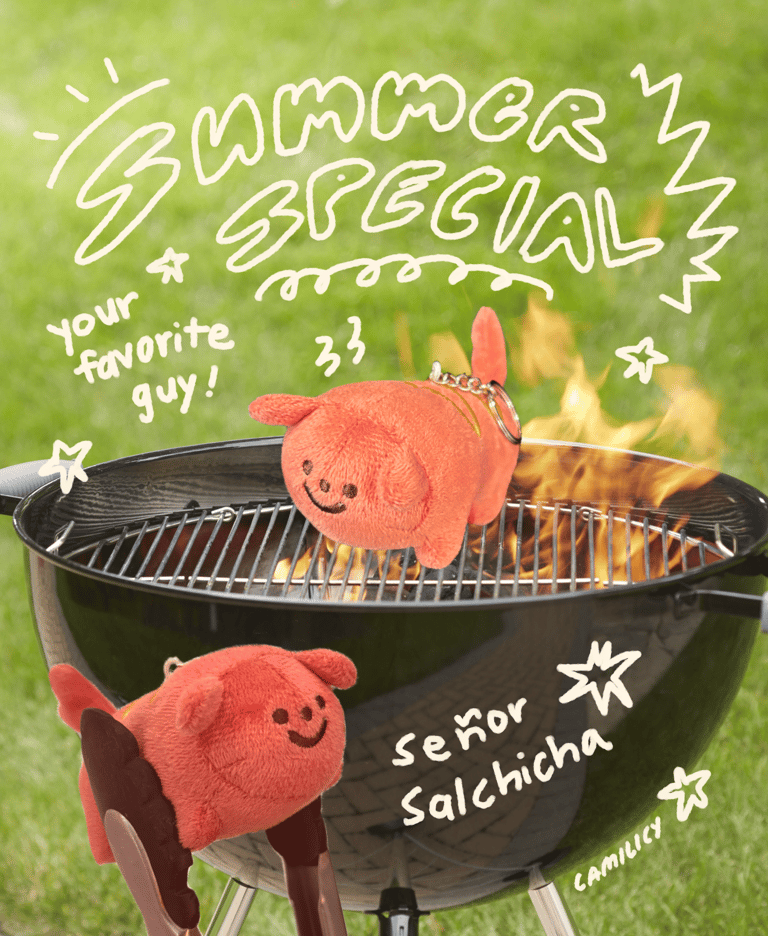 Señor salchicha keychain