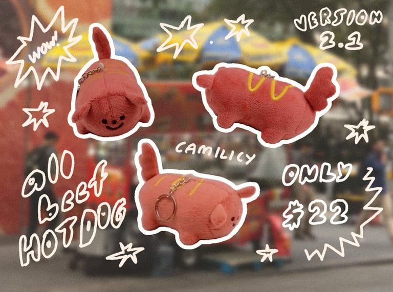 Señor salchicha keychain Image 2