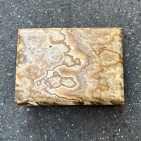 Image 2 of Boîte à bijoux en marbre onyx et pied pattes de lion en bronze de style XIXe - vintage 1970s