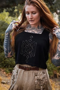 Image 4 of Serpentine Nirvana Black Crop Top