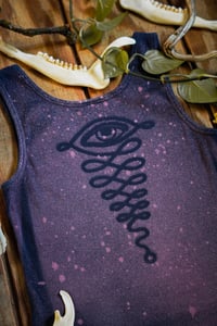 Image 3 of Spell of Reflection Navy Blue Tank Top