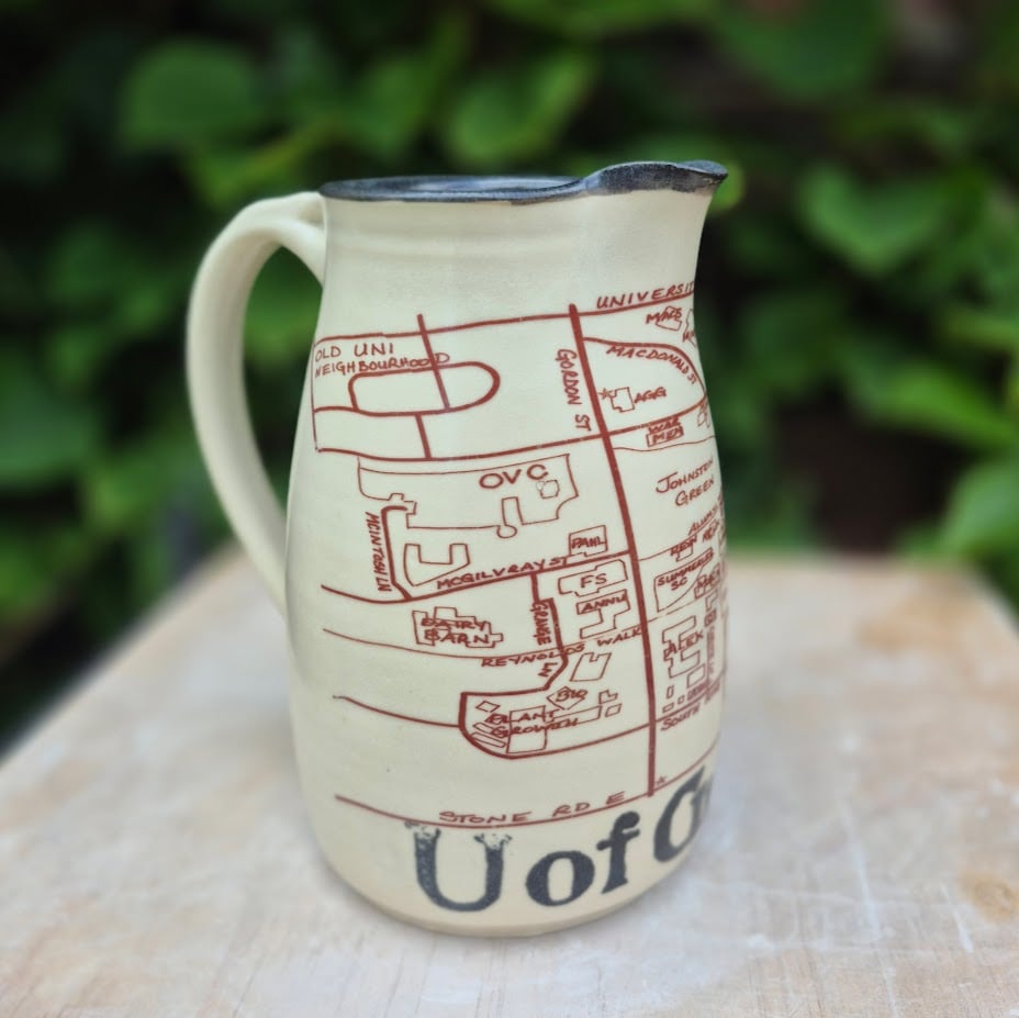 Image of U of Guelph Large Pitcher PICK UP ONLY