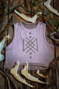 Image 1 of Nirvana Dawn Ivory Cream Crop Top