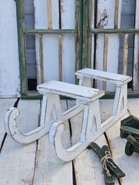 Image 1 of Wooden    props   sledge   9 a