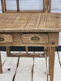 Image 4 of  Wooden table brown  2 A