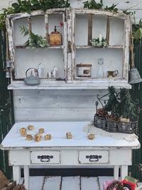 Image 4 of   Wooden table WHITE 2 A