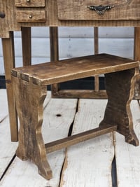 Image 4 of Set Wooden table +stool