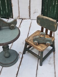 Image 2 of   Wooden table brown  1B